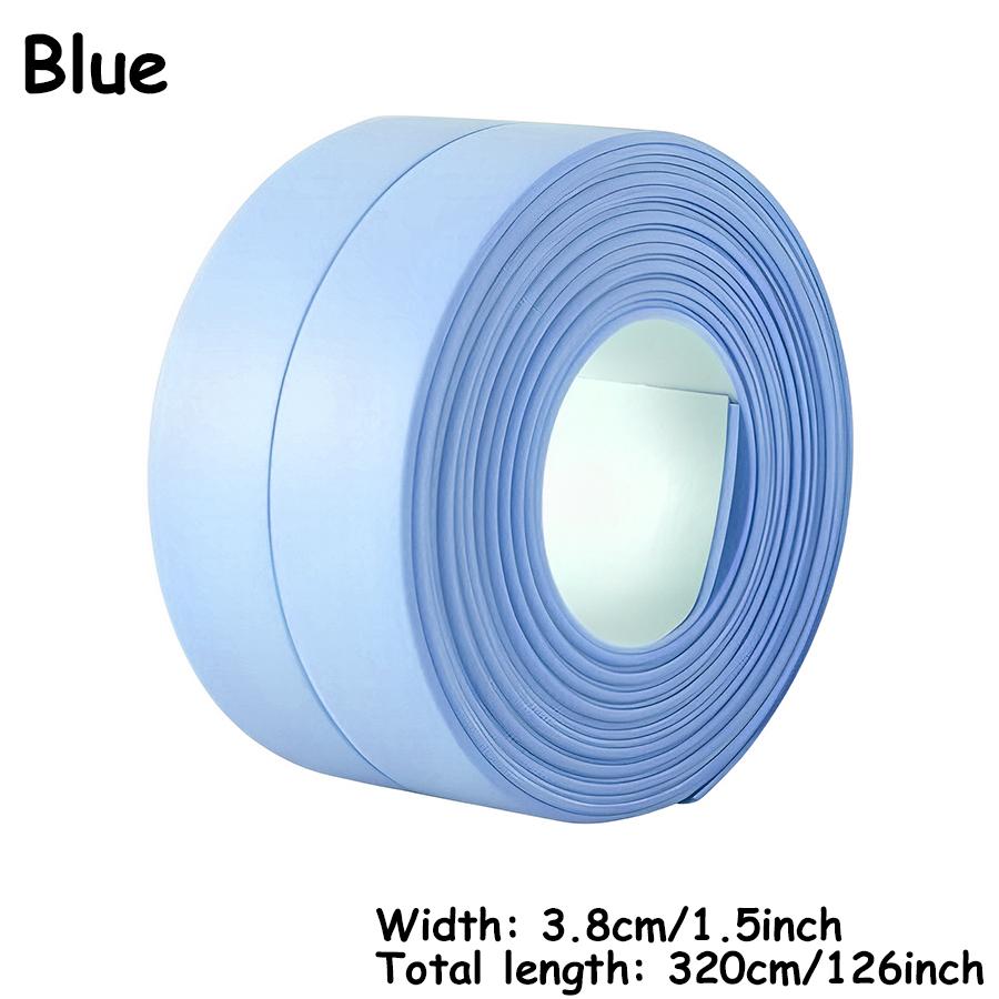 

320cm Thickened Anti Mold Tape for Kitchen Sink Bathroom Toilet Househood Leak Proof Tage Wall Corner Gap Self-adhesive Seal