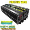 4000W Dual USB Solar Power Inverter 12V To 220V Car Power Inverter Charger Converter Adapter Modified Sine Wave Transformer Kit