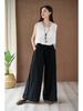 2025 Summer Women's Retro Cotton & Linen Wide-Leg Pants