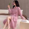 nightgown women's winter couple coral fleece thickened and fleece 1011 new bathrobe pajamas men's autumn and winter flannel bathrobe