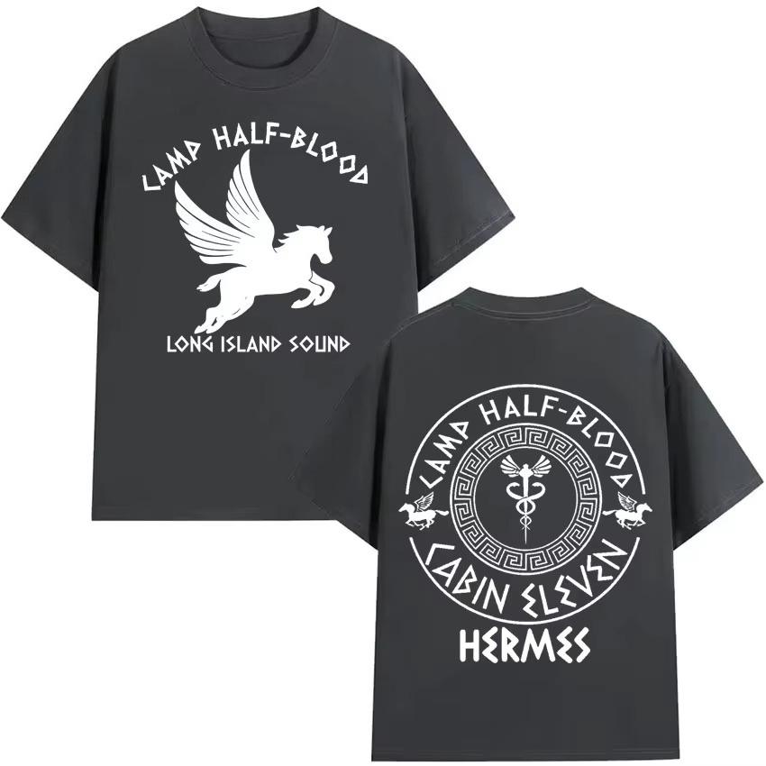 2026 Spring summe  Trendy Graphics Men Women Clothing Camp Half Blood TShirt High Quality Cozy Short Sleeve Tops Streetwear