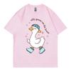 Silly Goose On The Loose Boy Funny Meme T Shirt Harajuku Y2k Style Short Sleeve Tshirt Unisex Unisex Casual Loose Cotton Tshirts