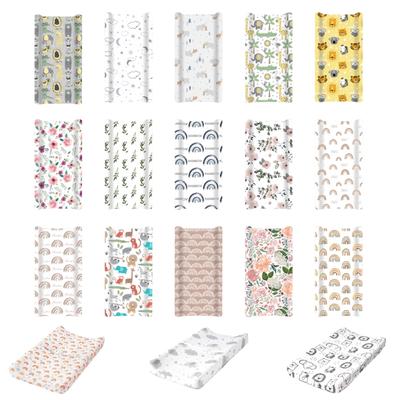 Baby Diaper Changing Pad Cover Reusable Nappy Changer Sleeve Breathable Printed Diaper Mat Cushion Sheets Protector