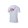 Jordan X Zion Collaboration American Vintage Letter Print Crew Neck Short Sleeve T-Shirt Men Tops White DR2125-453