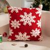 Elk Plush Christmas Pillow Cover Soft Versatile Throw Pillow Cover Cozy Durable Decorative Pillowcase Festival