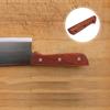 2pcs Solid Wood Knife Handles With Hole Kitchen Knife Guard Handle Replacement Anti-Skid Grip Handmade Knives Accessories