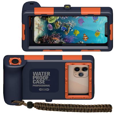 Waterproof Case for iPhone IPX8 Standard Waterproof Level Suitable for Underwater Photography and Photos Up To 15m Depth Includes Smartphone Pouch - -