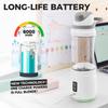 700ML Large Capacity USB Rechargeable Mini Juice Cup Electric Juicer Small Travel Portable Juice Blender