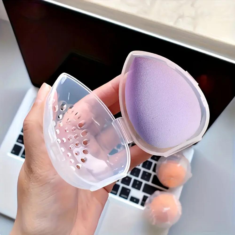 Beauty Egg Storage Box, Makeup Sponge Storage Box, Used for Drying and Storing Cosmetics, Suitable for Foundation Sponges
