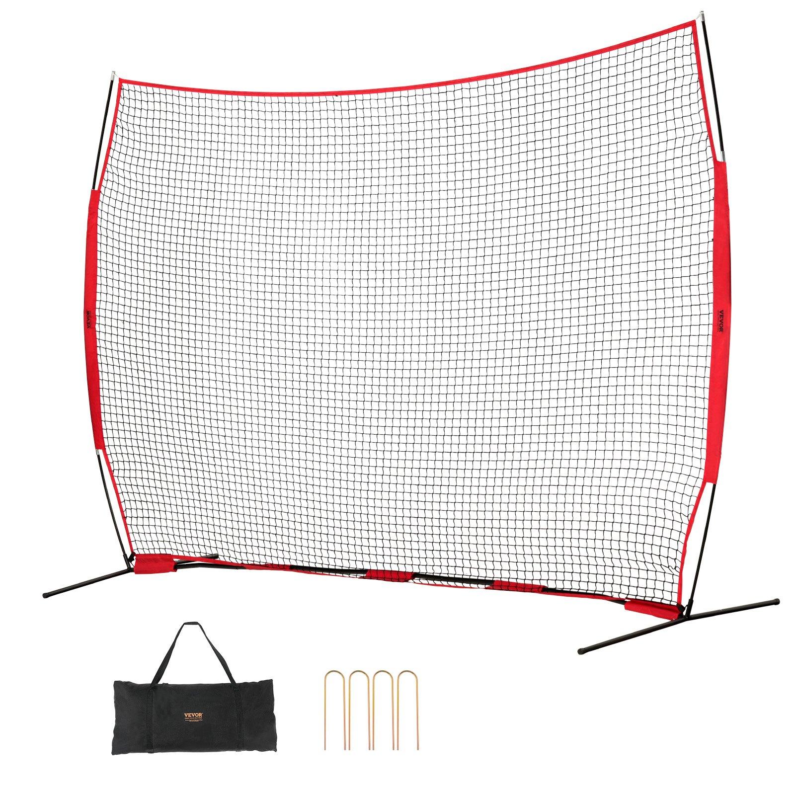 VEVOR Barricade Backstop Net, 12x9 ft