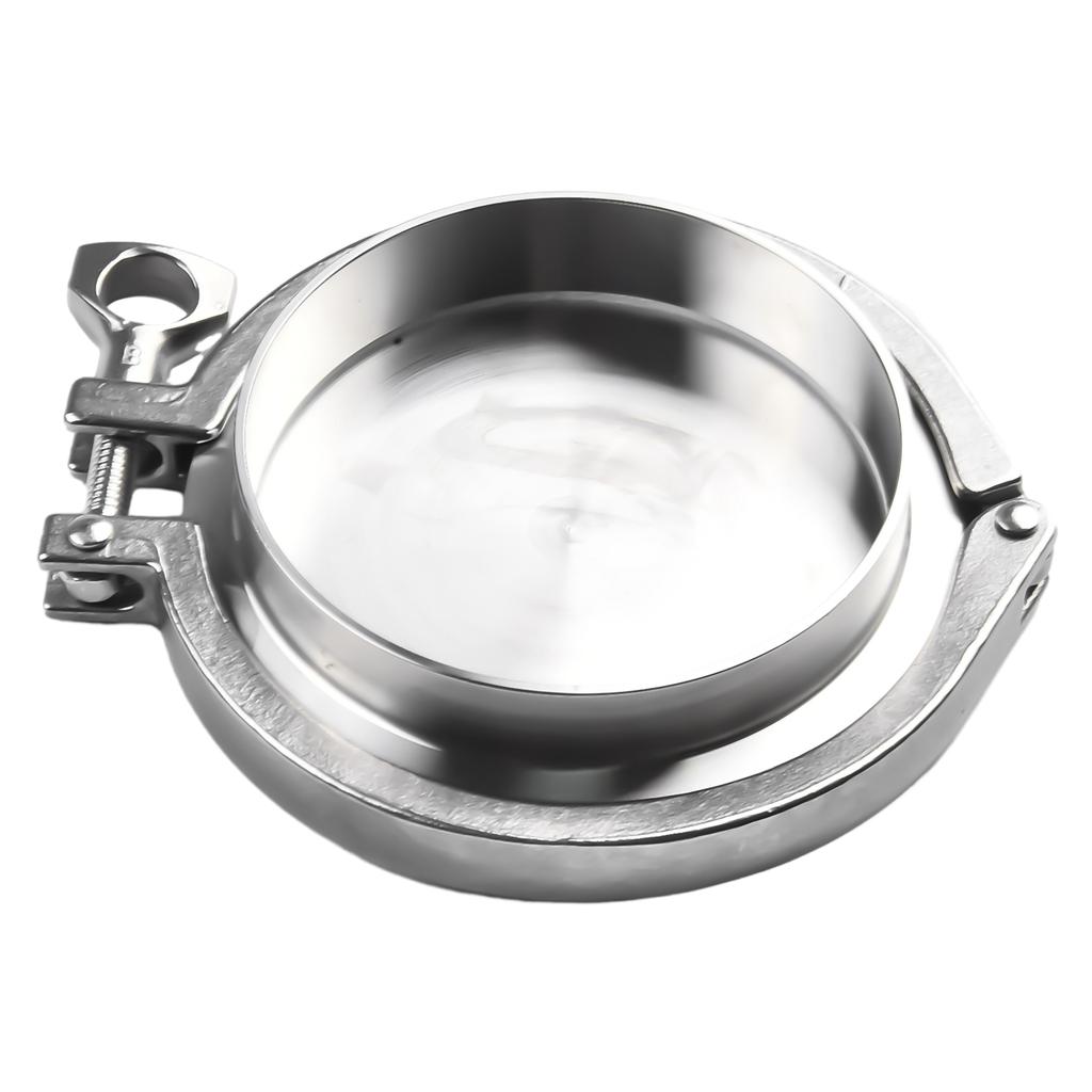 Sustainable 4 Inch Stainless Steel Components Complete Set with End Cap Weld Ferrule Designed Specifically for Dairy Processing