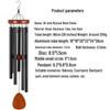 60" Extra Large Tuned Metal Wind Chime for Outdoor Relaxation - Low Tone Memorial Chime