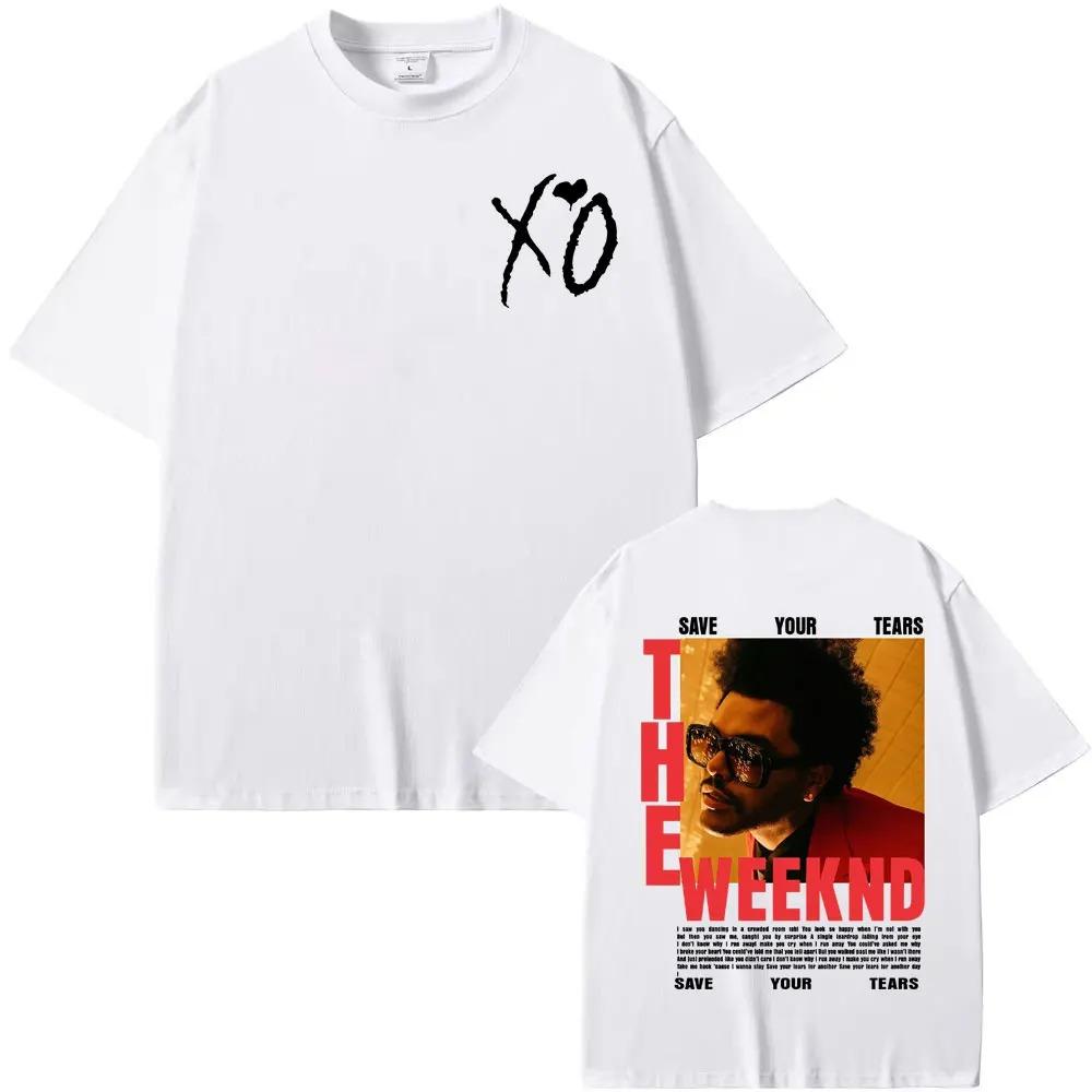 RB Pop Singer The Weeknd After Hours Til Dawn Europe 2026 Graphic TShirt  Unisex Vintage Harajuku Style Short Sleeve Top