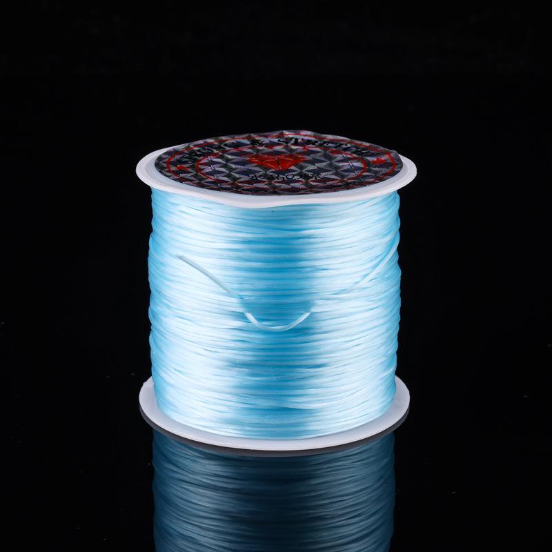 Fil Plat en Cristal Élastique pour Perles DIY et Création de Bracelets