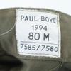 FRENCH ARMY 90s Old Cargo Pants 80 M Olive Military Men's Used