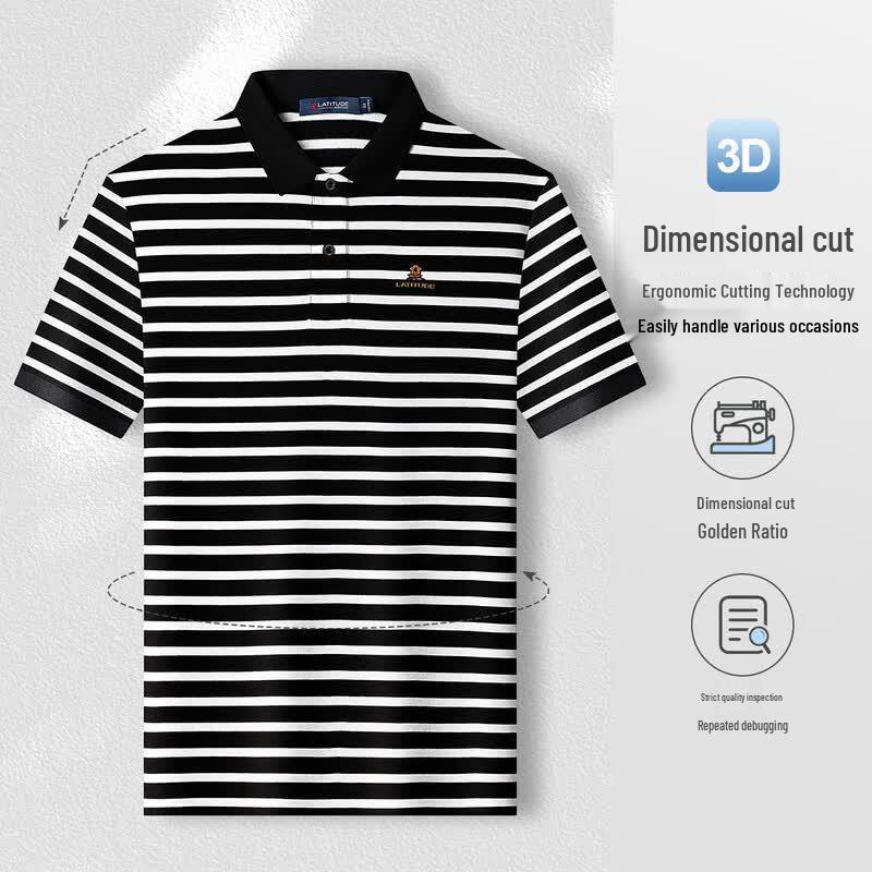 MONTAGUT Men's Breathable Polo Shirt