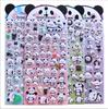 Hot Set of 4 Panda Plump 3D Animal Stickers for Colorful 3D Kids Sticker Smartphone Decoration [INS Topic! Stickers] Decoration, Planner, Reward,