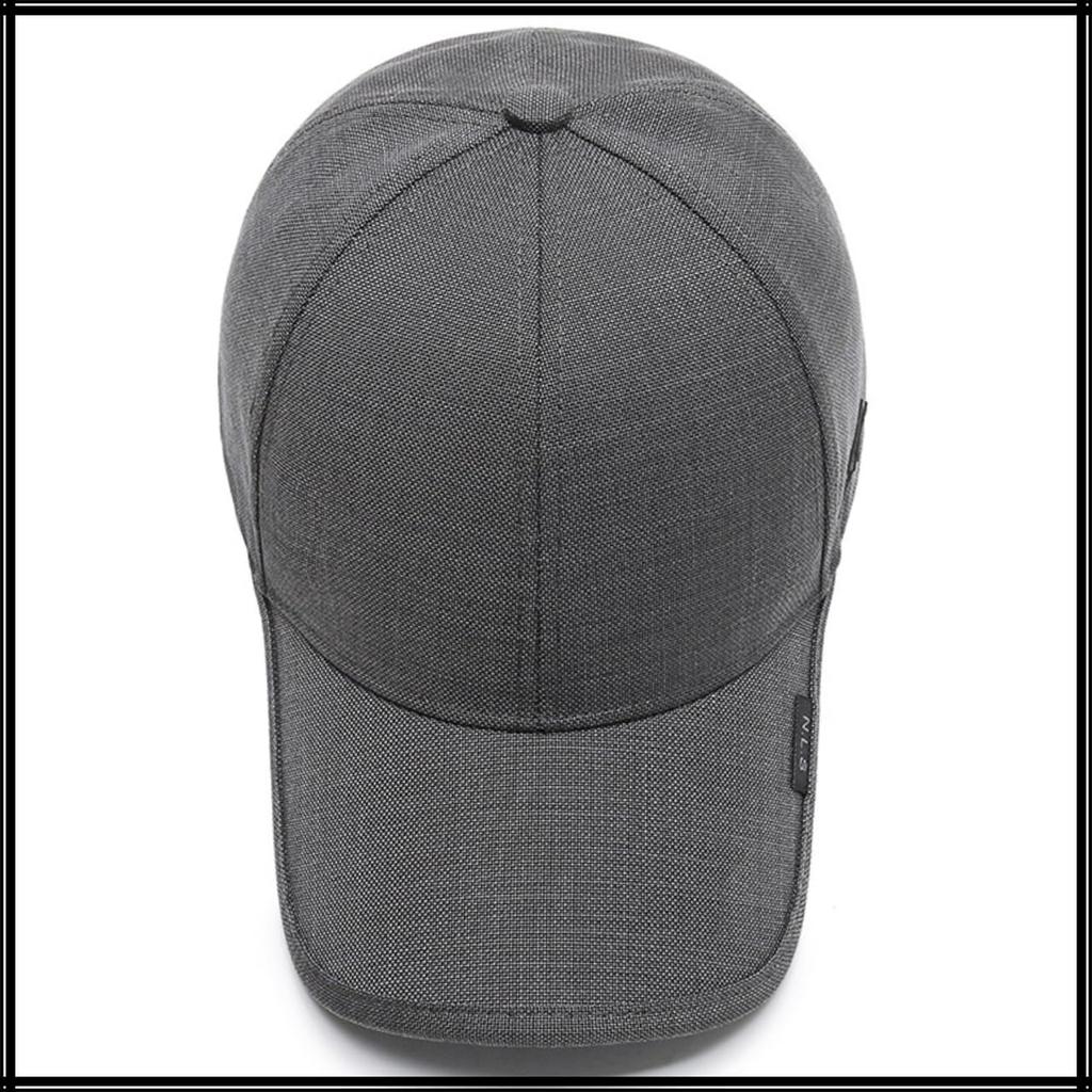 Baseball Dome CZA475 [White Fang] Hat, Cap, Men's, Cap, Embroidered, Logo, Sunshade, Casual, Shape, Spring, Summer, Autumn, Men's, (Light Gray)