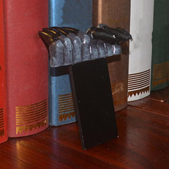 Dämonenhände Lesezeichen 3D Gothic Harz Gruselige Hände Lesezeichen Bücherregal Ornament Halloween Deko Geschenk für Buchliebhaber