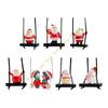 Resin Swinging Santa Christmas Decoration For Car Mirror Home Office Festival Decoration 55KF
