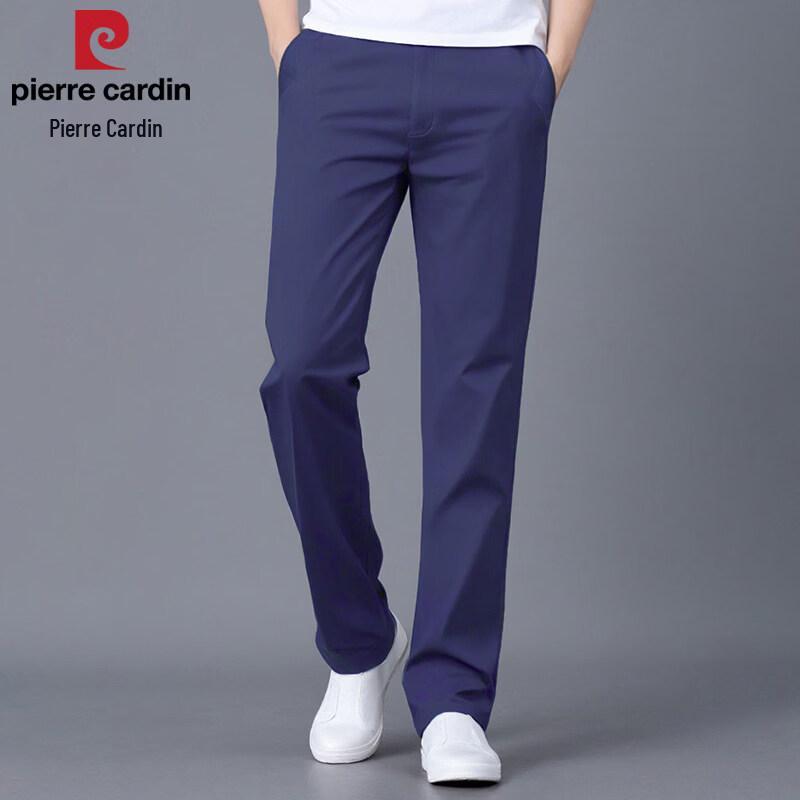 

Pierre Cardin Men s Summer Thin Cotton Stretch Straight Casual Pants 38