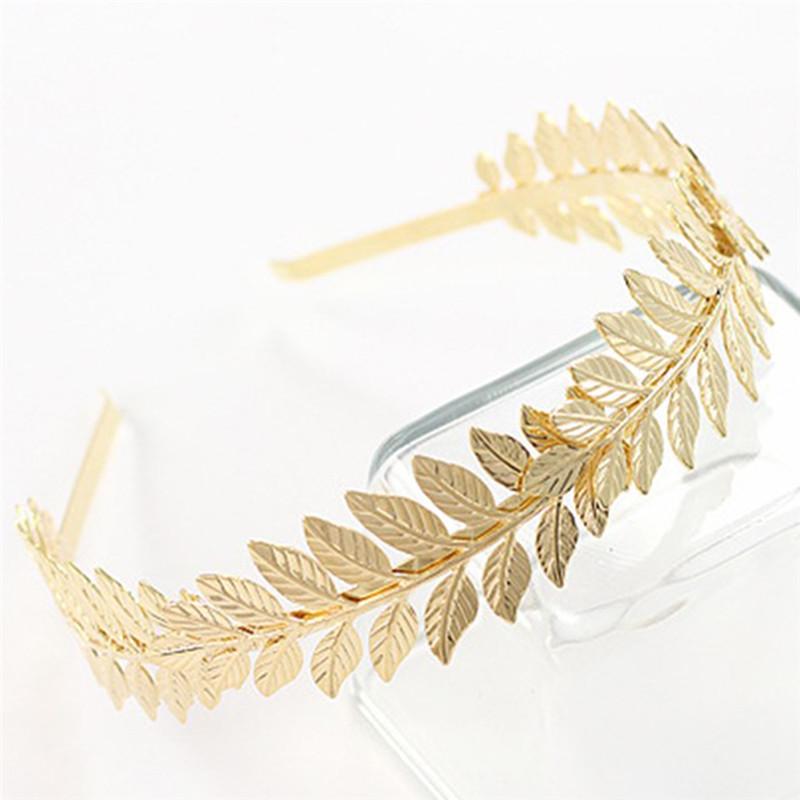 1Pcs Laurel Olive Leaf Branch Crown Leaves Headband Hair Band Girls Women Headwear Hair Accessories Headwear Gifts