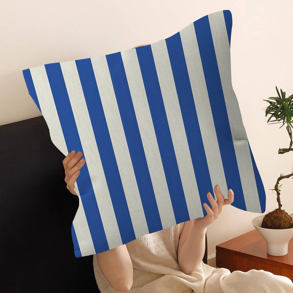 Fashion Stripes Design Art Pink Color Personalized Pillow Dust Cover Bedroom Kids Party Decoration Pillowcase Birthday Gift