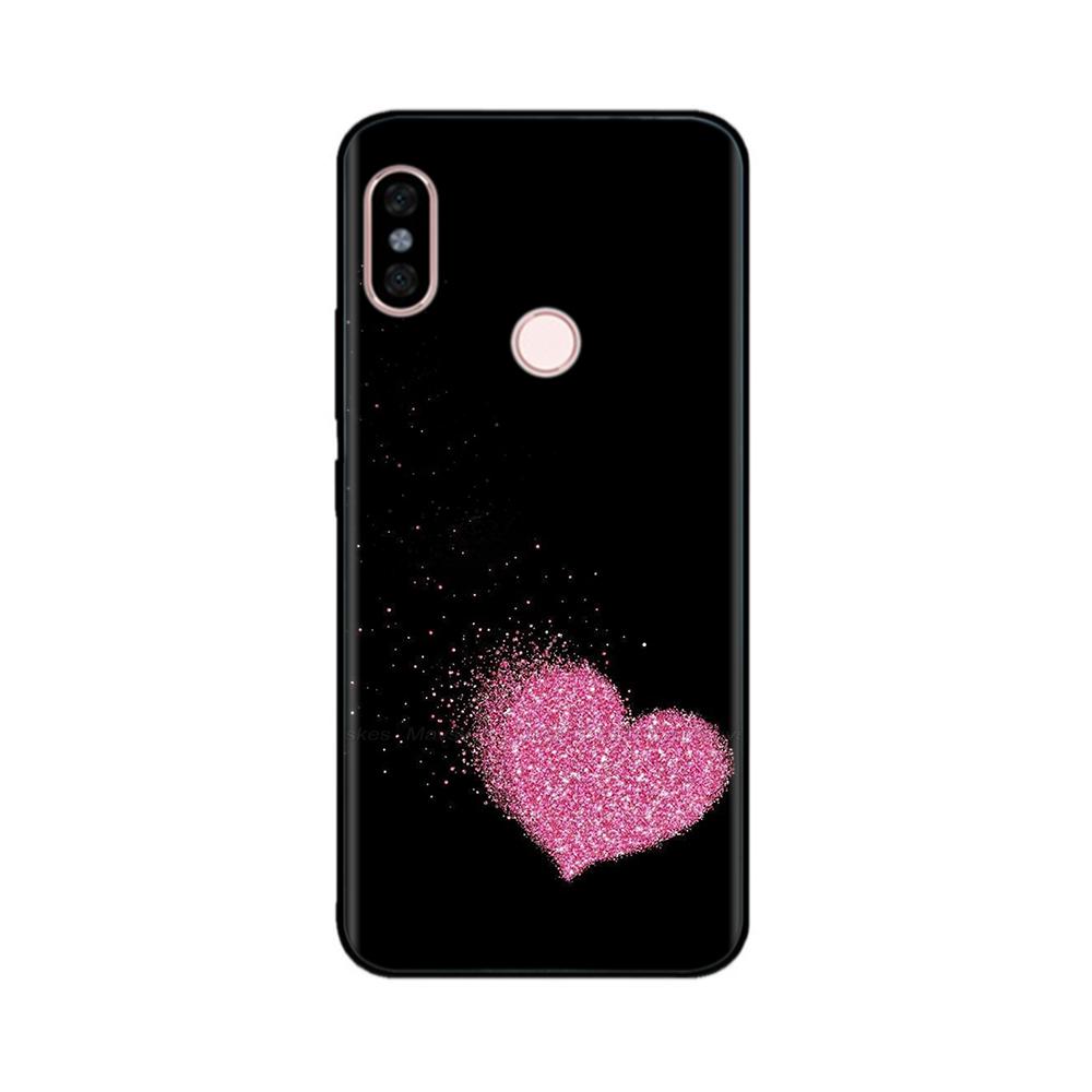 Luxury Case For Redmi Note 5 Pro Patterned Full Protection Soft Liquid Silicone Cartoon Cover For Xiaomi Redmi Note 5 Pro Note5