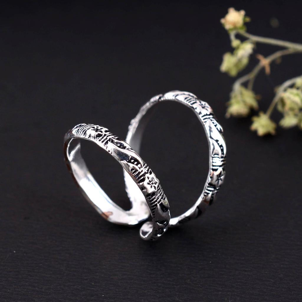 Powerful Arthritis Relief Silver Ring Adjustable 925 Sterling Silver Pain Comfort Jewelry for Daily Use