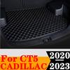 Sinjayer Alfombrilla Impermeable para Maletero de Coche AUTO Alfombras para Maletero Trasero Lado Plano Alfombrilla Protectora para Carga Apta Para Cadillac CT5 21 22