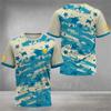 3D Digital Printing T-Shirt Teen Men's Short Sleeve Top Versatile Breathable