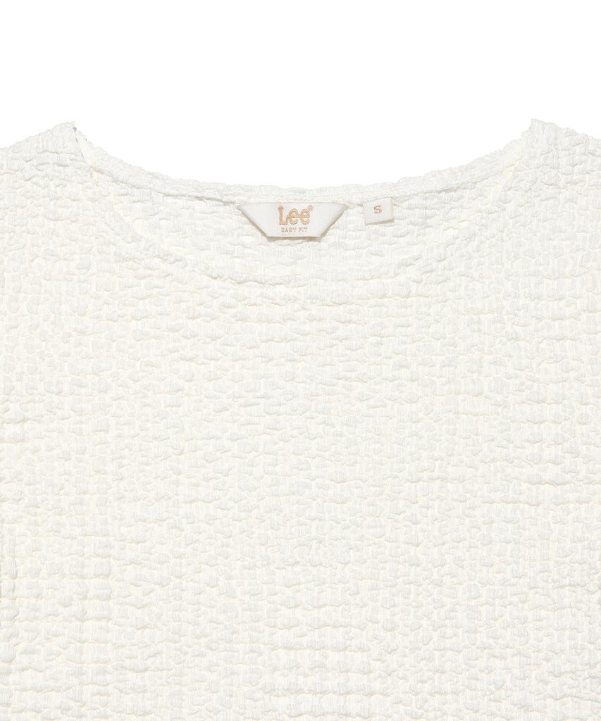 LEE Women'S Wrinkle Short Sleeve T-Shirt Ivory