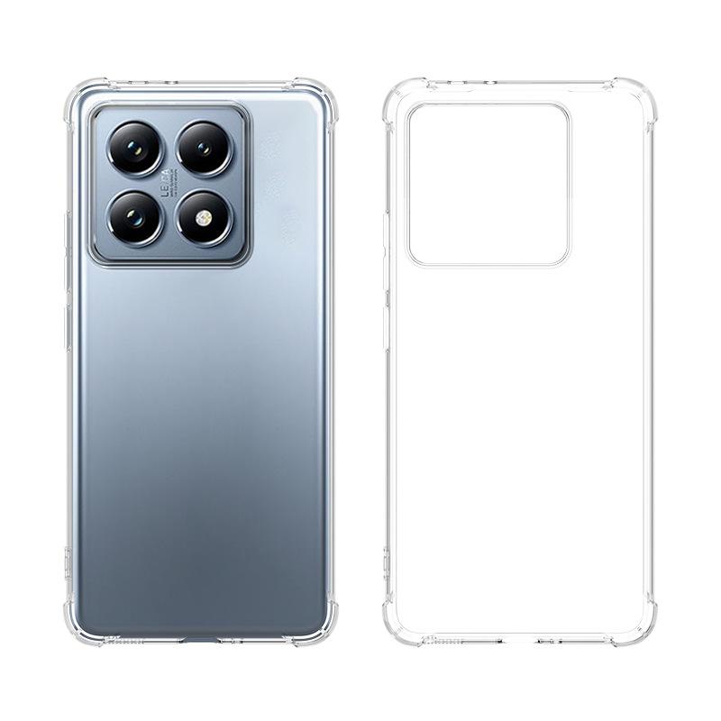 Applicable To Redmi K90Max Airbag Anti-drop Transparent Mobile Phone Case Redmi 15A 5G High-transparency Tpu All-inclusive Soft Case