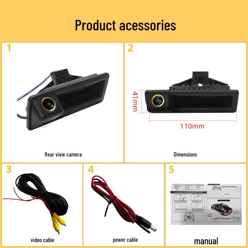 High-Def Rearview Camera for BMW E39 E46 E60 E82 E90 1/3 Series