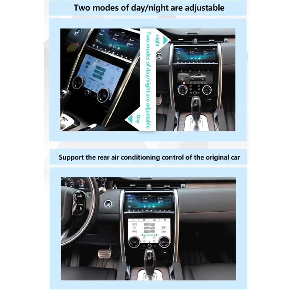 Car Digital Climate Control Ac Conditioner Panel 9"Touch Screen For Land Rover
