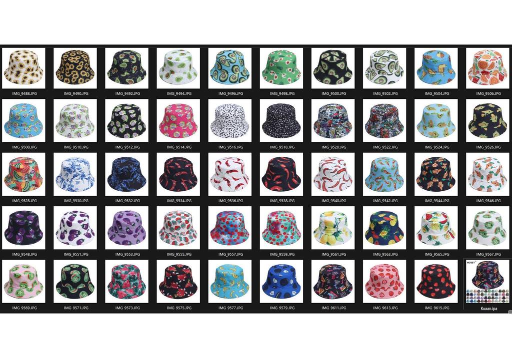 2026 Lemon Pattern Reversible Bucket Hat for Men & Women – Summer Sun Protection