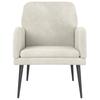 vidaXL Sessel Creme 62x79x79 cm Samt