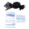 30PCS ID Badge Holder with Clip Lanyards Water Proof Transparent Horizontal Name Badge Holder for Work Office School
