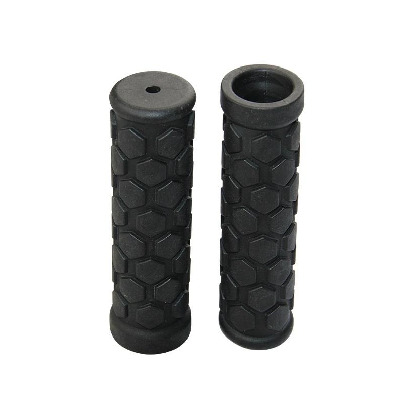 1 Pair Bike Grips Handlebar Cover Mountain Foldable Non-Slip Rubber Scooters