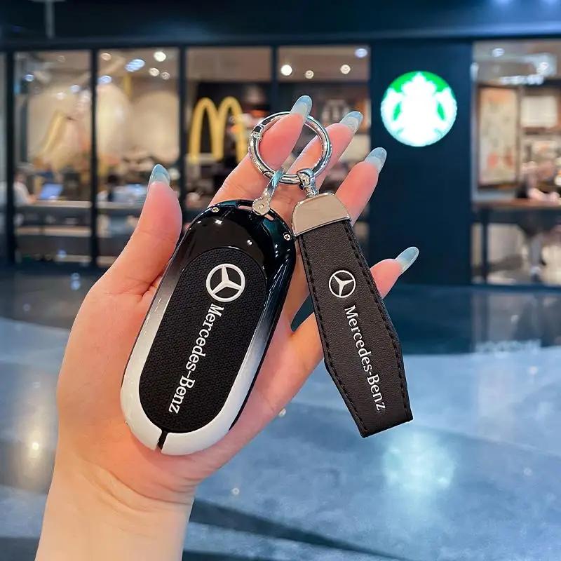 Car Key Case Cover For For Mercedes Benz W206 W223 C S Class S350 C200 C260 C300 S400 S450 S500 2021 2022 2023 2024 Cc1