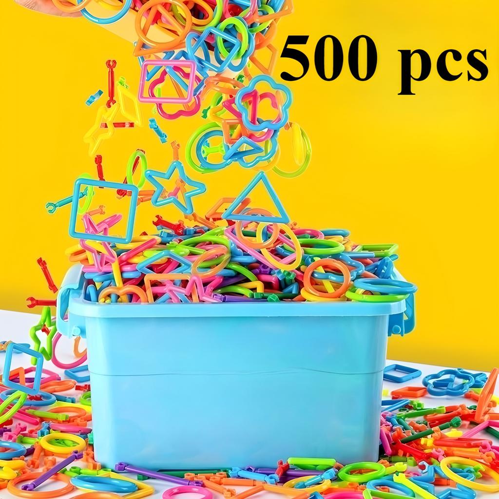 Colorful Assembly Smart Stick Puzzle Toys, 3D Puzzle Assembly Sticks, Children's Educational Toys DIY Gifts