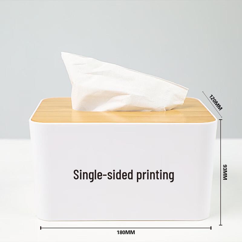 LIEI Wooden Lid Tabletop Tissue Box