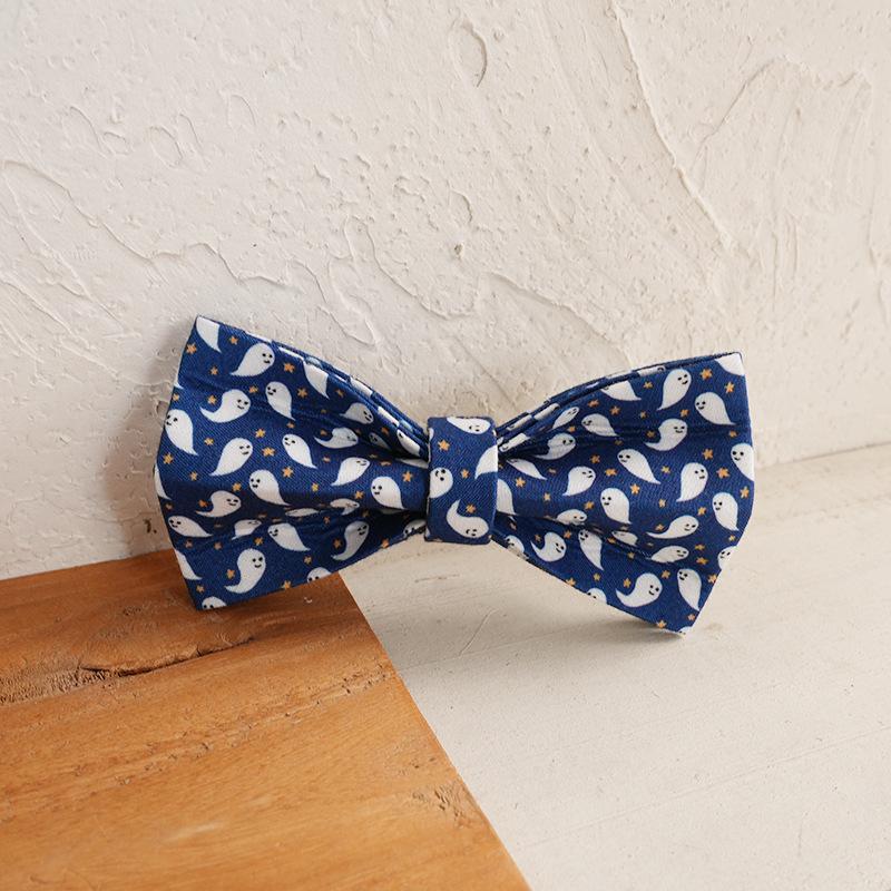 MUTTCO White Fluffy Pet Bow Tie Collar for Teddy - UBT-212 XS