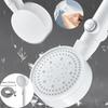 Abs Handheld Showerhead With Powerful Water Pressure And Five Spray Modes For Bathroom