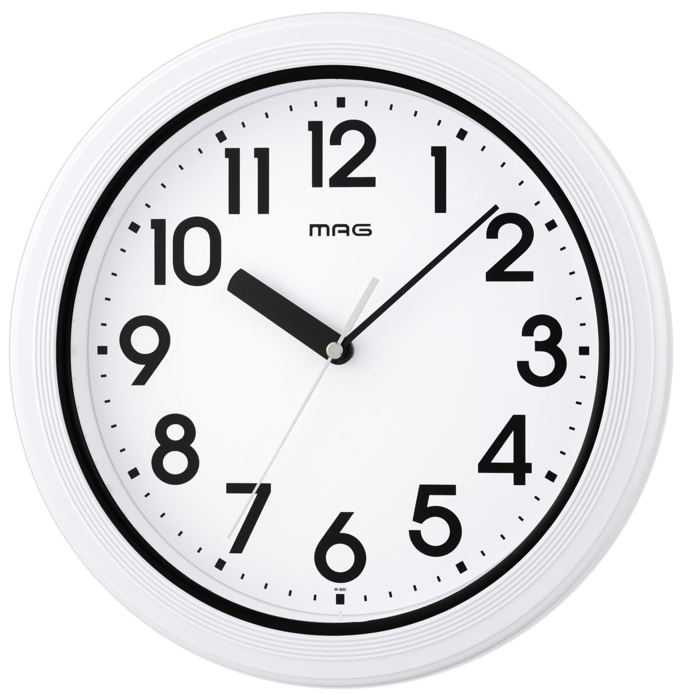 

MAG Настенные Водные Декорации Непрерывный Второй Диаметр Pladeguard Noah Точные Часы, Аналоговые, Водонепроницаемые, Пыленепроницаемые, Кухня, Зона, Фабрика, Комната, белый