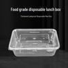 Disposable Rectangular Food Container with Lid