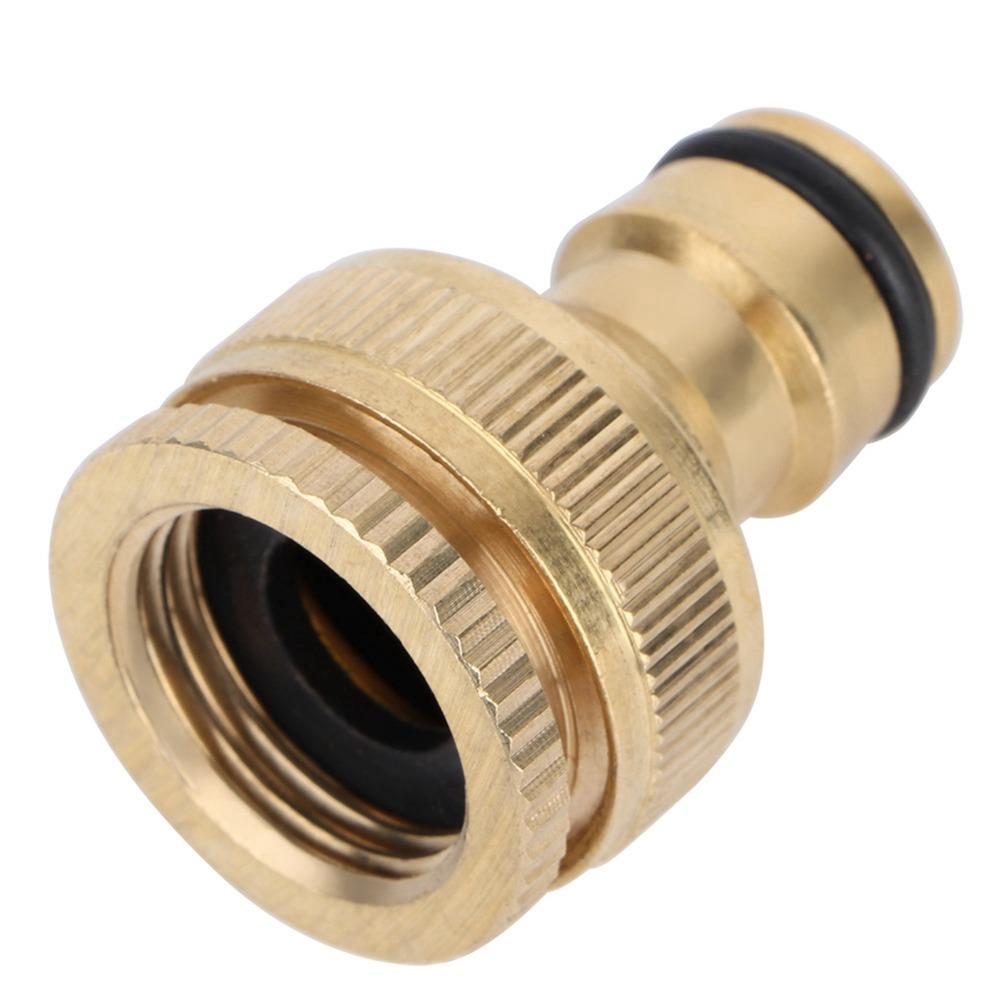 4PCS Quick Connect Hose Connector 1/2" and 3/4" Female Thread Hose Adapter  Garden Irrigation