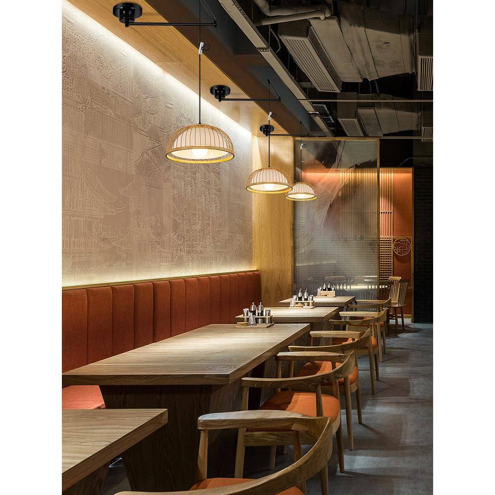 Dining Table Rocker Chandelier Minimalist Modern Extendable Rotating Long Pole Lamp Folding Swing Arm Chandelier Indoor Lighting