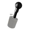 Pack of 2 Aluminum Thread Adapter Converting 15mm Mount to 1/4inch for Phone and Camera Holders Lightweighted