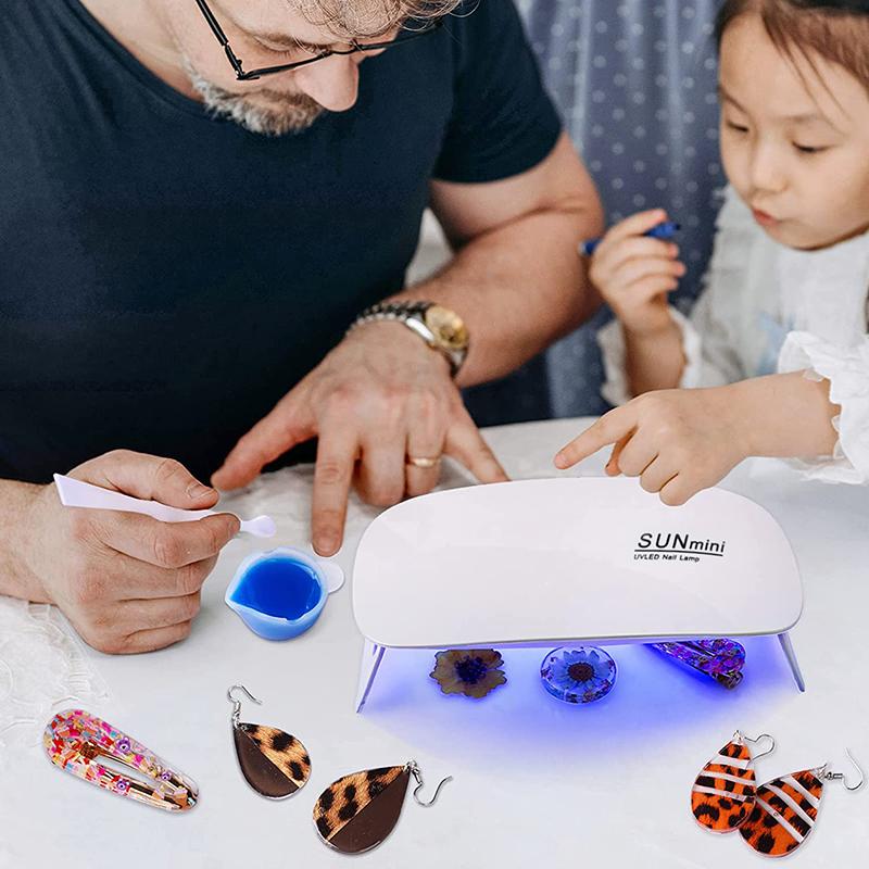 Přenosná Mini UV Lampa UV Světlo UV Lampa pro Vytvrzování Pryskyřice USB Nabíjení pro Pryskyřičné Formy